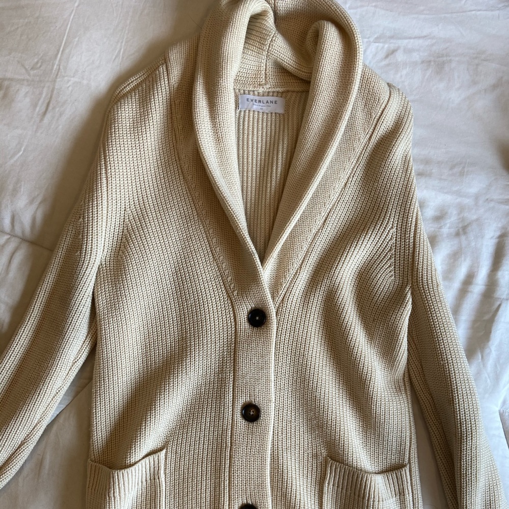 Everlane Cream Cardigan XS